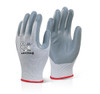 Beeswift Nitrile Foam Nylon Gloves Grey Size 8 NFNG08