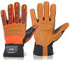 Mecdex Rough Handler C5 360 Mechanics Gloves Orange Size M MECPR-610M