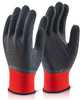 Beeswift Multi Purpose Fully Coated Poly Gloves Black Size L MP4FCL