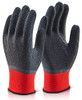 Beeswift Multi Purpose Fully Coated Poly Gloves Black Size L MP4FCL