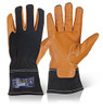 Mecdex Flux Welder Mechanics Gloves Tan Size L MECWD-711L