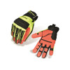 Mecdex Auto Plus Mechanics Gloves Saturnyellow/Black Size 2XL MECAP-622XXL