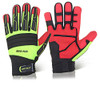 Mecdex Auto Plus Mechanics Gloves Saturnyellow/Black Size 2XL MECAP-622XXL