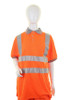 Beeswift Ladies Hi-Vis Short Sleeve Rail Spec Polo Shirt Orange Size L LPK26ORL