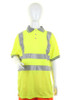 Beeswift Ladies Hi-Vis Short Sleeve Polo Shirt Saturn Yellow Size M LPK20SYM