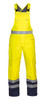 Hydrowear Utting Sns Hi-Vis Waterproof Bib & Brace Saturn Yellow / Navy Size M HYD072260SYNM