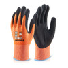 Beeswift Kutstop Micro Foam Nitrile Amber Cut Level 3 Gloves Amber Size L KS13L