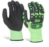 Beeswift Glovezilla Foam Nitrile Coated Gloves Green Size XL GZ64LGXL