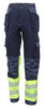 Beeswift Deltic Hi-Vis Two-Tone Trousers Saturn Yellow / Navy Size 42T HVTT080SYN42T