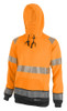 Beeswift Deltic Hi-Vis Two-Tone Hoodie Orange / Black Size 3XL HVTT025ORBL3XL