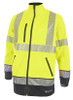 Beeswift Deltic Hi-Vis Two-Tone Soft Shell Jacket Saturn Yellow / Navy Size L HVTT040SYNL