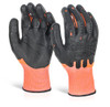 Beeswift Glovezilla Cut Resistant Fully Coated Impact Gloves Orange Size M GZ61ORM