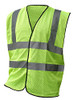 Beeswift Hi-Vis Mesh Vest Saturn Yellow Size 4XL HVMWSY4XL