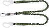 Kratos 1.5Mtr Lanyard Shock Absorber Black/Green Size 1.5M HSFA3080015