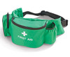 Click Medical First Aid Bum Bag With Extra Pockets Small Green CM1101