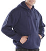 Beeswift Hooded Sweatshirt Navy Blue Size S CLPCSHNS