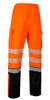 Beeswift Deltic Hi-Vis Two-Tone Ripstop Breathable Waterproof Trouser Orange M BSDTRTTORBLM