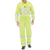 Beeswift Arc Compliant Hi-Vis Boilersuit Saturn Yellow Size 38 CARC7SY38