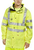 Beeswift Carnoustie Hi-Vis Jacket Saturn Yellow Size M CARSYM