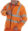 Beeswift Carnoustie Hi-Vis Fleece Jacket Orange Size XXXL CARFORXXXL