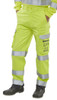 Beeswift Arc Compliant Hi-Vis Trousers Saturn Yellow / Navy Size 30T CARC5SYN30T
