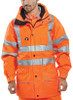 Beeswift Carnoustie Hi-Vis Jacket Orange Size XXXXXL CARORXXXXXL