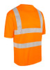 Beeswift Crew Neck Hi-Vis Short Sleeve T-Shirt Orange Size XXXL BSCNTSENORXXXL