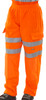 Beeswift Fleece Jogger Hi-Vis Trousers Orange Size XXXXL BSJBOR4XL
