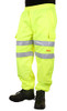 Beeswift Fleece Jogger Hi-Vis Trousers Saturn Yellow Size S BSJBSYS