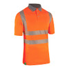 Beeswift Envirowear Hi-Vis Short Sleeve Recyclable Polo Shirt Orange Size 3XL EWCPKSSOR3XL