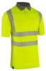 Beeswift Envirowear Hi-Vis Short Sleeve Recyclable Polo Shirt Saturn Yellow XXL EWCPKSSSYXXL