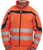 Beeswift Eton Hi-Vis Soft Shell Jacket Orange / Black Size XXXL ET41ORXXXL