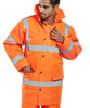 Beeswift Constructor Hi-Vis Jacket Orange Size XXL CTJENGORXXL