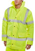 Beeswift Constructor Hi-Vis Jacket Saturn Yellow Size L CTJENGSYL