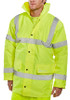 Beeswift Constructor Hi-Vis Jacket Saturn Yellow Size L CTJENGSYL