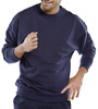 Beeswift Premium Sweatshirt Navy Blue Size S CPPCSNS