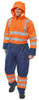 Beeswift Thermal Two-Tone Hi-Vis Waterproof Overall Orange / Navy Size S BD900ORNS