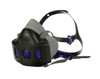 3M Hf-802 Secure Click Half Mask Medium Black Size MEDIUM 3MHF802