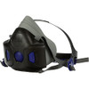 3M Hf-802 Secure Click Half Mask Medium Black Size MEDIUM 3MHF802