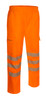 Beeswift Birkdale Hi-Vis Waterproof Breathable Trousers Orange Size S BITORS