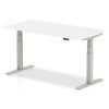 Dynamic Air 1600 X 800Mm Height Adjustable Desk White Top Silver Leg HA01011 HA01011