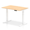 Dynamic Air 1200 X 800Mm Height Adjustable Desk Maple Top White Leg HA01033 HA01033