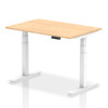 Dynamic Air 1200 X 800Mm Height Adjustable Desk Maple Top White Leg HA01033 HA01033