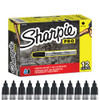 Sharpie Pro Metal Barrel Permanent Marker Bullet Tip 1.0Mm Line Black Pack 12 S0945720