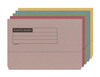 Valuex Document Wallet Manilla Foolscap Half Flap 285Gsm Assorted Pack 50 45110DENT