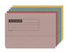 Valuex Document Wallet Manilla Foolscap Half Flap 285Gsm Assorted Pack 50 45110DENT