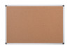 Bi-Office Maya Cork Noticeboard Double Sided Aluminium Frame 900X600mm CA033750