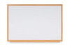 Bi-Office Earth-It Non Magnetic Melamine Whiteboard Oak Wood Frame 2400X1200mm MB86002319