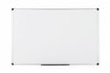 Bi-Office Maya Non Magnetic Melamine Whiteboard Aluminium Frame 1800X1200mm MA2712170