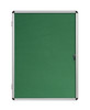 Bi-Office Enclore Green Felt Lockable Noticeboard Display Case 9 X A4 720X981mm VT630102150